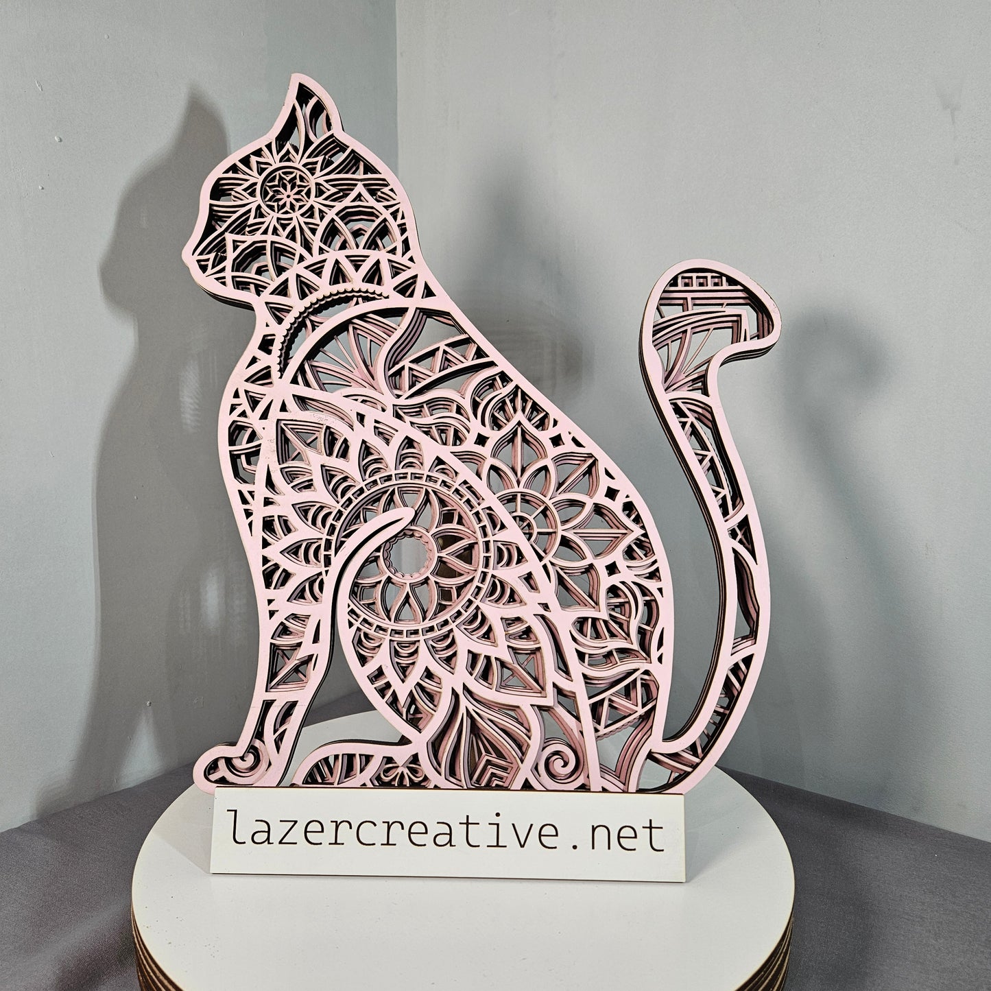Multi-Layer Cat Wall Art