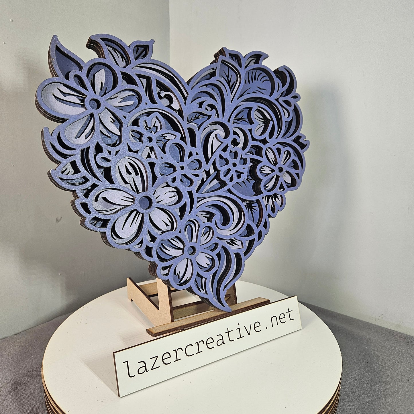 Multi-Layer Heart Wall Art