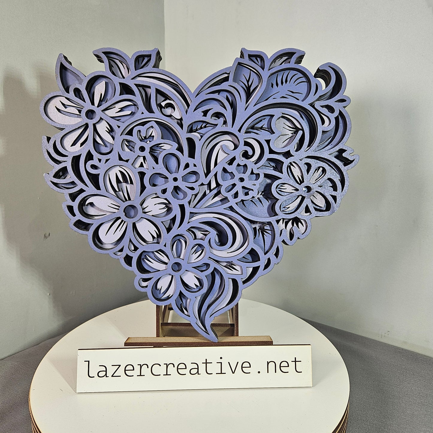 Multi-Layer Heart Wall Art