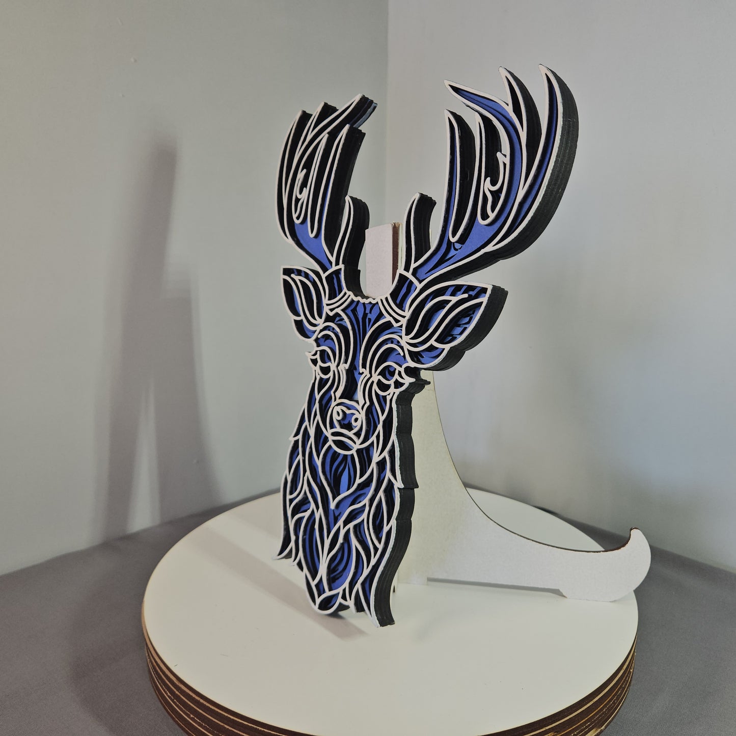 Multi-Layer Deer Wall Art