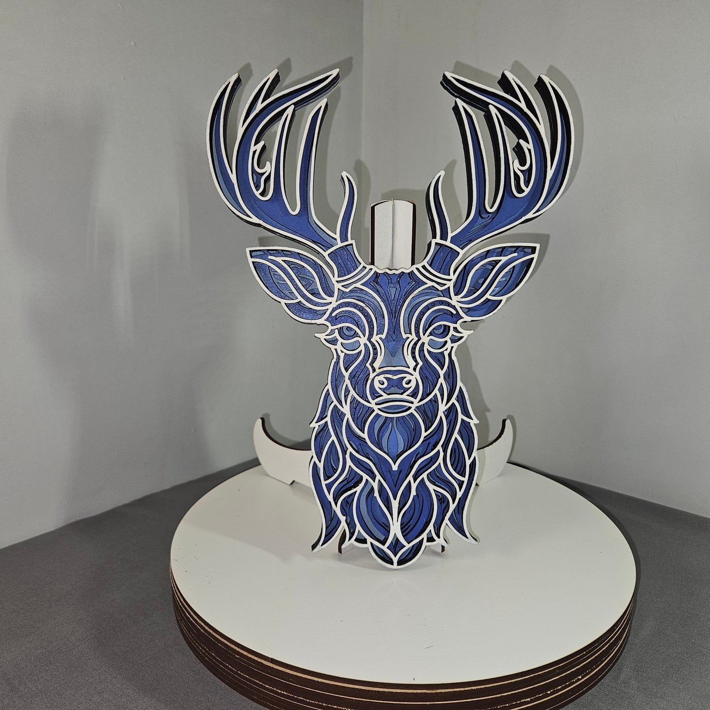 Multi-Layer Deer Wall Art