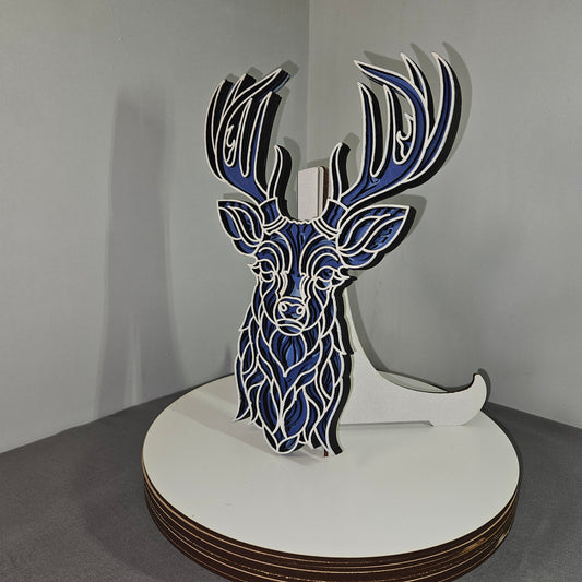 Multi-Layer Deer Wall Art