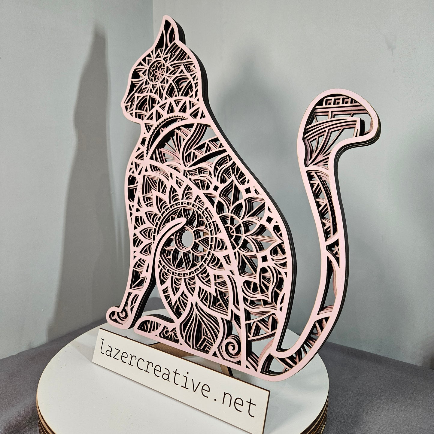 Multi-Layer Cat Wall Art