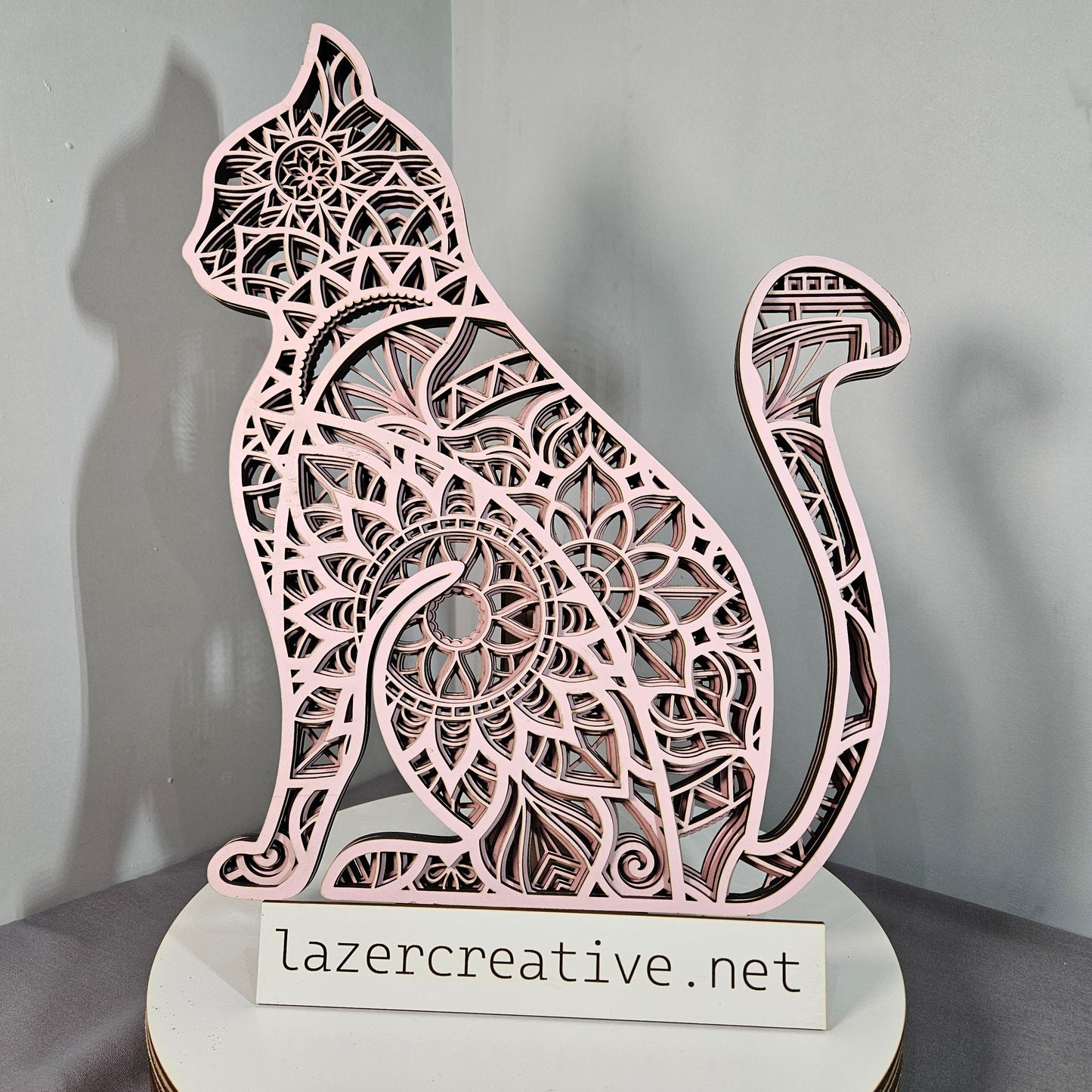 Multi-Layer Cat Wall Art