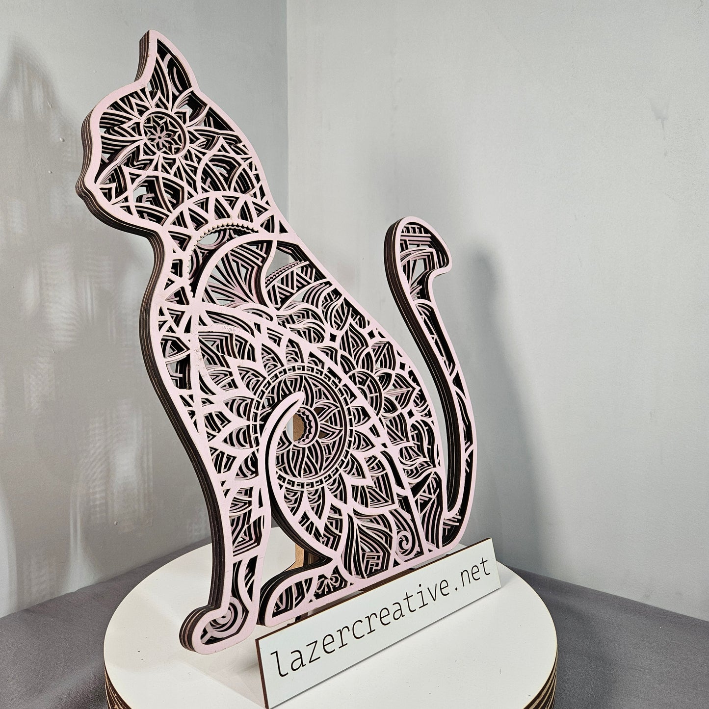 Multi-Layer Cat Wall Art
