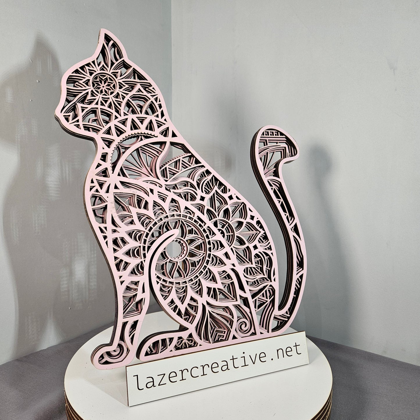 Multi-Layer Cat Wall Art
