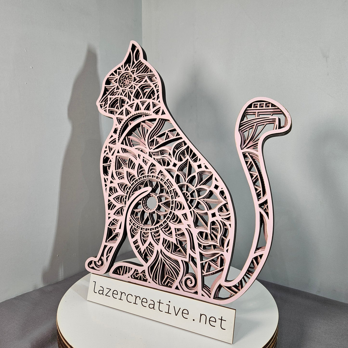 Multi-Layer Cat Wall Art