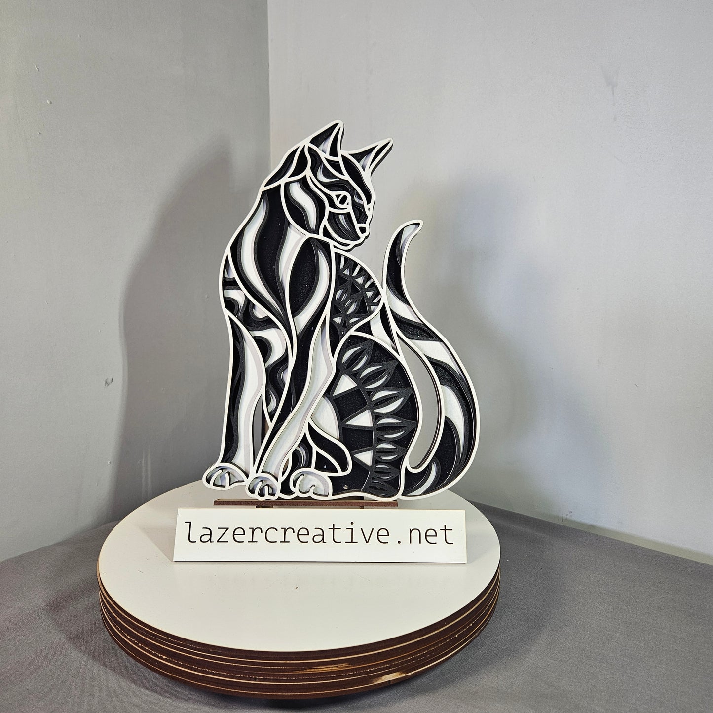 Multi-Layer Cat Wall Art